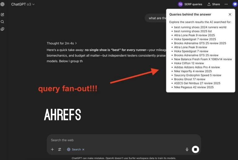 Ahrefs Query Fan Out
