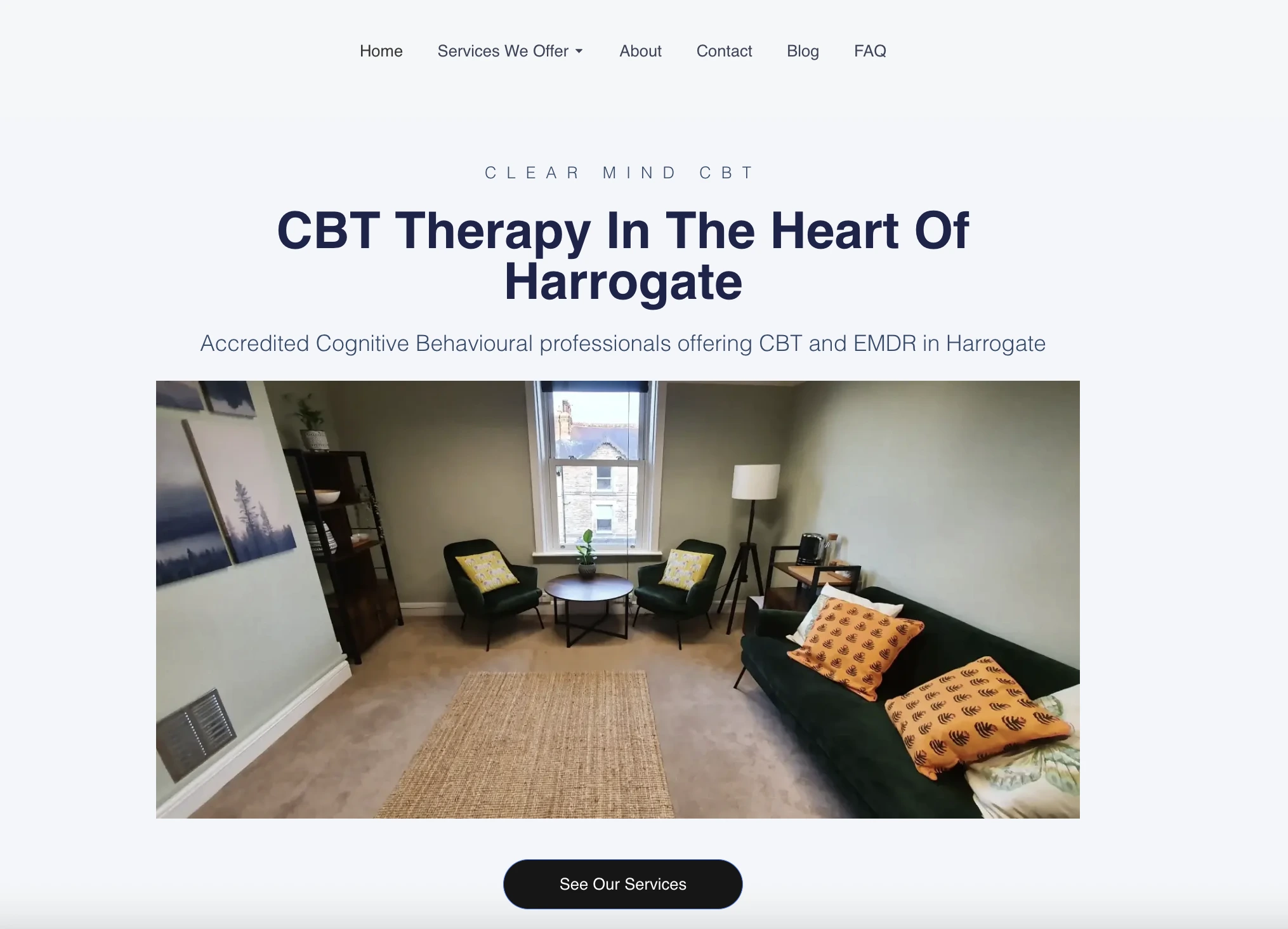 Clear Mind CBT Website